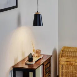 Hanglamp Bolero 1, 1-lamp, zwart