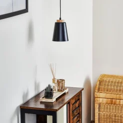 Hanglamp Bolero 1, 1-lamp, zwart