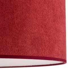 Hanglamp Bristol, geweven patroon, rood