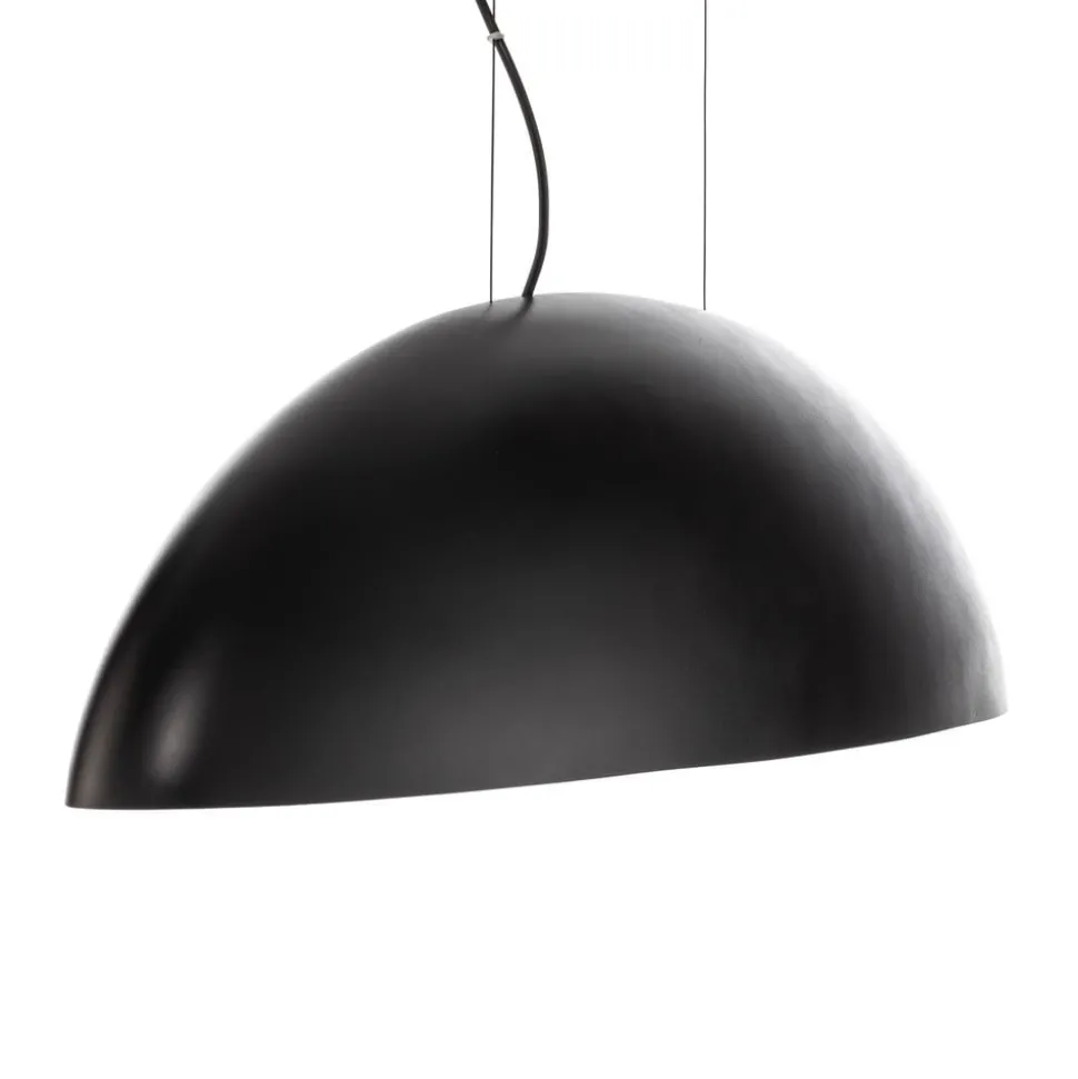 Hanglamp Canoe V, zwart/goud