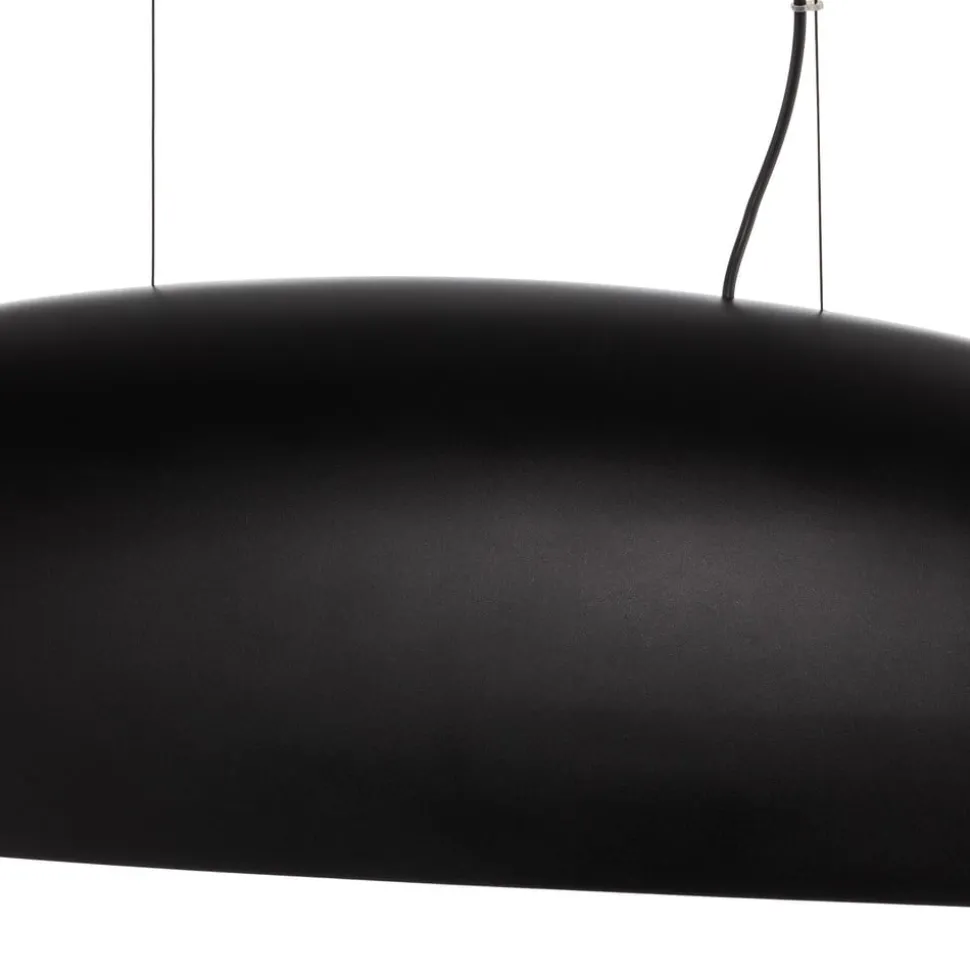 Hanglamp Canoe V, zwart/goud