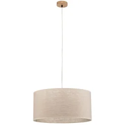 Hanglamp Canvas, linnen kap Ø 50 cm, rond