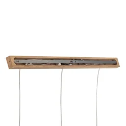 Hanglamp Canvas, linnen kappen, 3-lamps