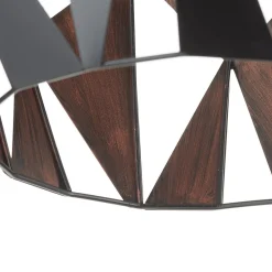 Hanglamp Carlton zwart-koper Ø 31 cm
