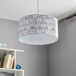 Hanglamp Cats bedrukt met een kattenmotief