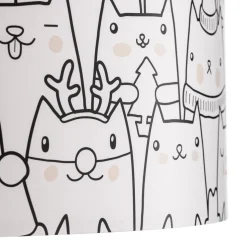 Hanglamp Cats bedrukt met een kattenmotief