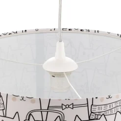 Hanglamp Cats bedrukt met een kattenmotief