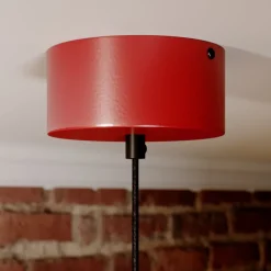 Hanglamp CLASS, rood/wit, Ø 36 cm, metaal