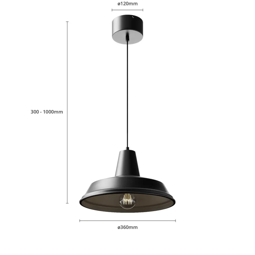 Hanglamp Class, zwart/zwart