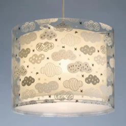 Hanglamp Clouds voor kinderkamer, grijs