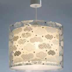 Hanglamp Clouds voor kinderkamer, grijs