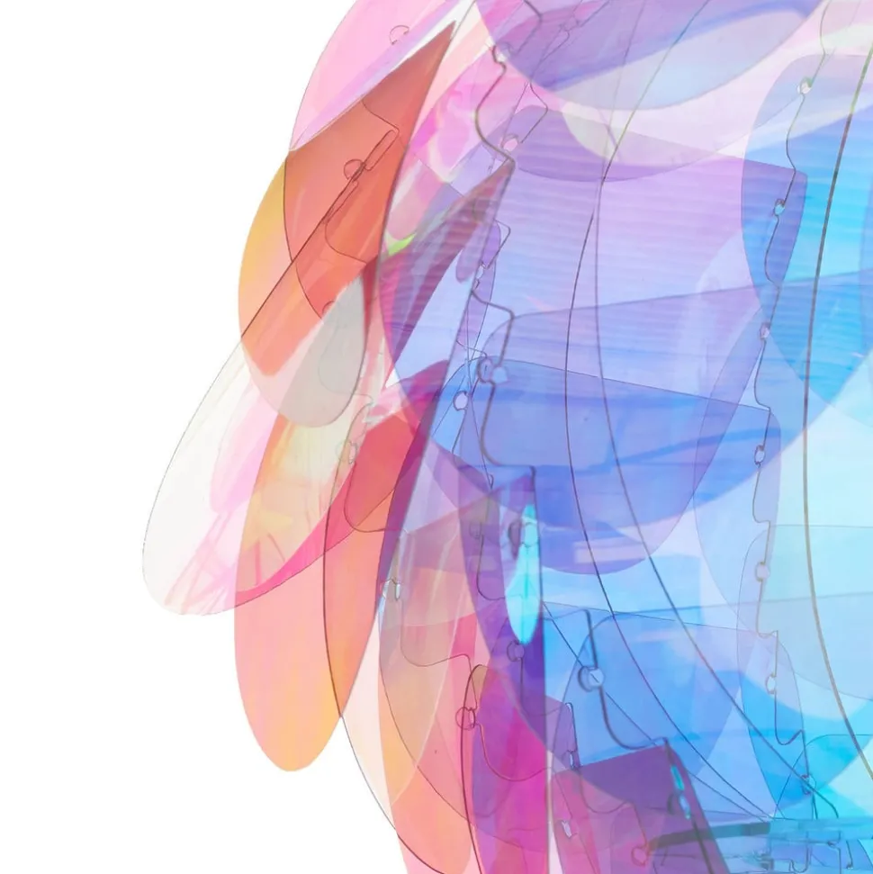 Hanglamp Clover in regenboogkleuren