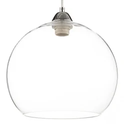 Hanglamp Colour, glazen kap transparant