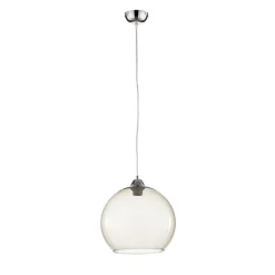 Hanglamp Colour, glazen kap grafietgrijs