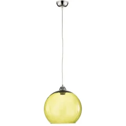 Hanglamp Colour, glazen kap groen