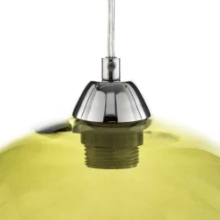 Hanglamp Colour, glazen kap groen