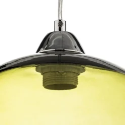 Hanglamp Colour, glazen kap groen