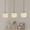 Hanglamp Cominio taupe/zand, 3-lamps