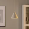 Hanglamp CONO, 1-lamp, Ø 25 cm, beige