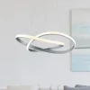 Hanglamp Course, mat nikkel, 3.000 K, Ø 60 cm, metaal