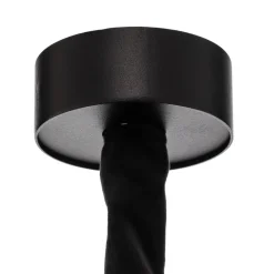 Hanglamp Cristal, transparant/zwart, Ø 71 cm