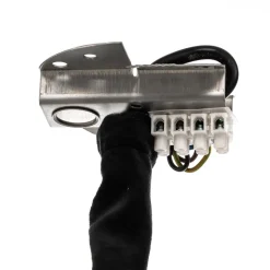 Hanglamp Cristal, transparant/zwart, Ø 71 cm