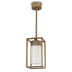 Hanglamp Cubic³ 3368 messing antiek/opaal