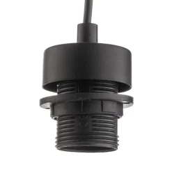 Hanglamp Cubus, Ø 50 cm, 3-lamps, helder/honingbruin, glas