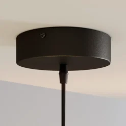 Hanglamp Cubus, rookgrijs, glas, Ø 30 cm, E27