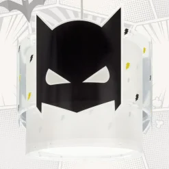 Hanglamp Dalber Dark Hero, wit/zwart, Ø 26 cm