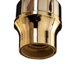 Hanglamp Devi, amber, 3-lamps, rond