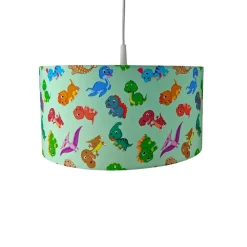 Hanglamp Dinos met stoffen kap