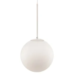 Hanglamp Dione, 1-lamp, wit, 30 cm