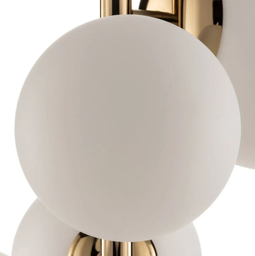 Hanglamp Dione, 4-lamps, goud