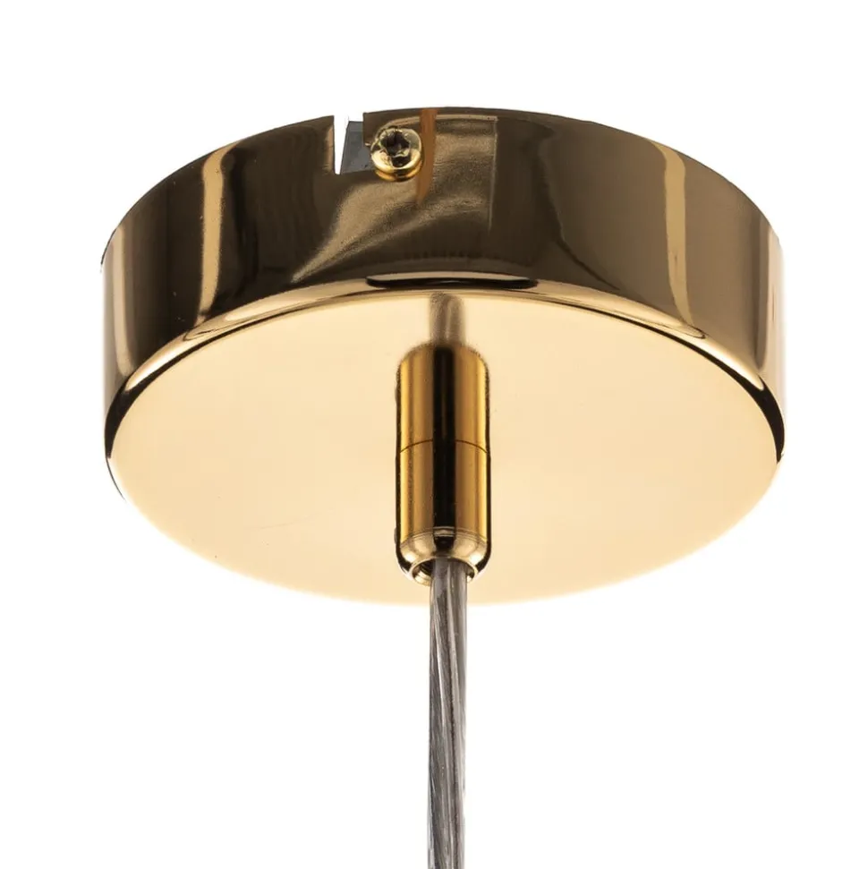 Hanglamp Dione, 4-lamps, goud