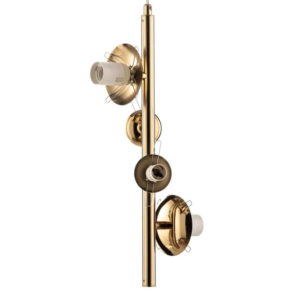 Hanglamp Dione, 4-lamps, goud