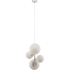 Hanglamp Dione, 4-lamps, wit