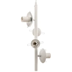 Hanglamp Dione, 4-lamps, wit