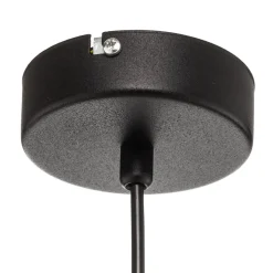 Hanglamp Dione, 4-lamps, zwart