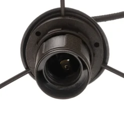 Hanglamp Dorina, groen/goud Ø 50cm