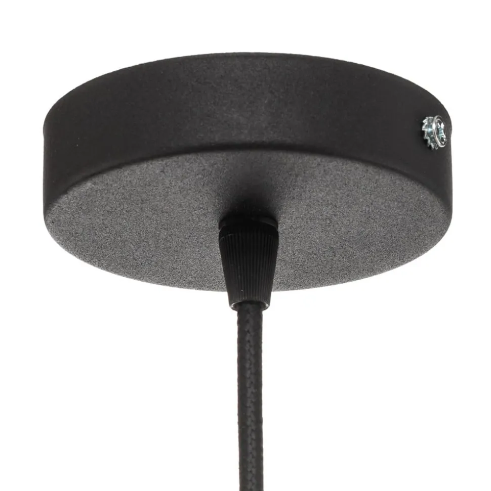 Hanglamp Dorina, zwart/goud Ø 60cm