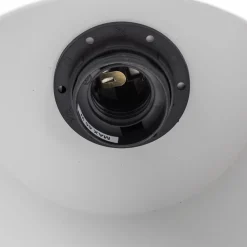 Hanglamp Dunka 1 met een metalen kap, zwart