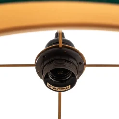 Hanglamp Duo, groen/goud, Ø 60 cm, 1-lichts