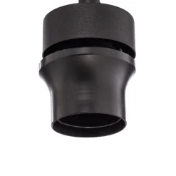 Hanglamp Elio, glas, bruin/helder/grijs, 3-lamps, decentraal