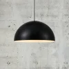 Hanglamp Ellen 40 met metalen kap, zwart