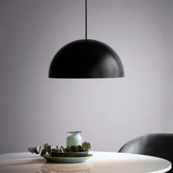 Hanglamp Ellen 40 met metalen kap, zwart