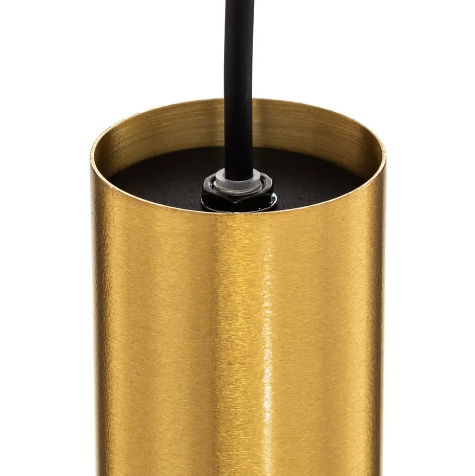 Hanglamp Eye, 1-lamp, messing, kaphoogte 25 cm