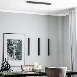 Hanglamp Eye, zwart, 3-lamps