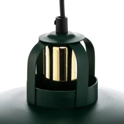 Hanglamp Felix, groen/goud, 1-lamp