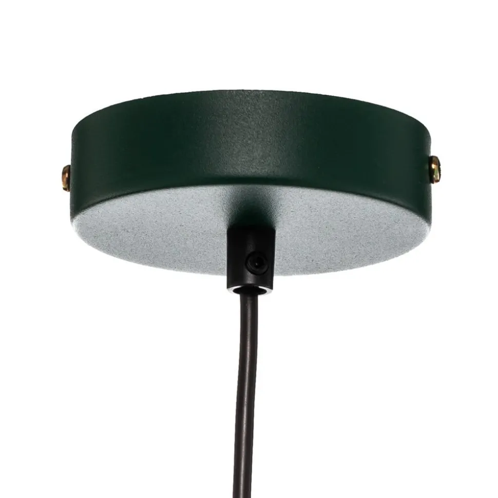 Hanglamp Felix, groen/goud, 1-lamp